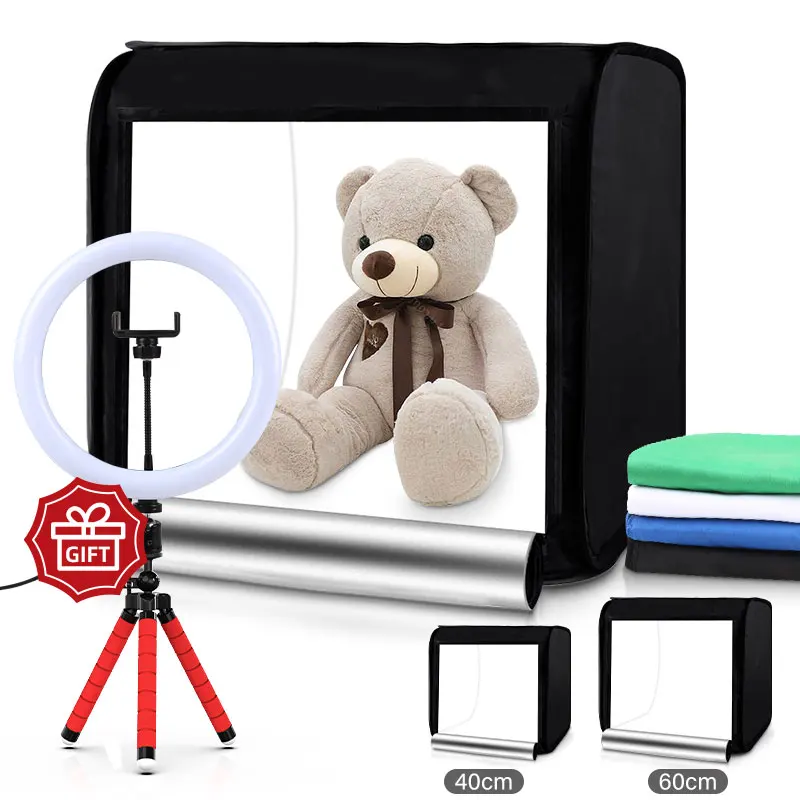 16 ''/24'' Lampu Kotak ถ่ายภาพ Lightroom Photo Studio กล่องตาราง Top