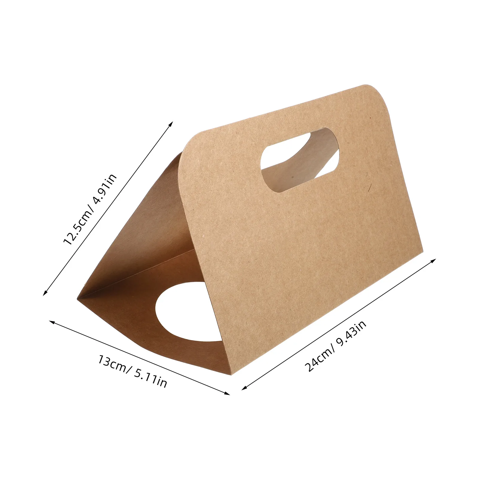 10Pcs Cup Holder Beverage Rack Takeaway Drink Carrier Paperboard Coffee Cup Dispenser Disposable Food Containers With