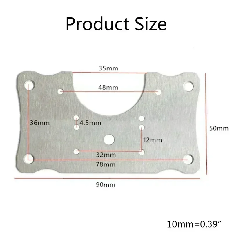 Hinge repair plate cabinet hinge repair plate kit stainless steel hinge repair plate for protecting wooden kitchen cabinet door