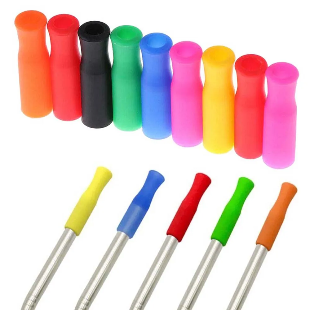 No Rattle Prevent Scald Fit for 6mm Wide Stainless Steel Straws Supplies Straw Tip Party Accessories Teeth Protector Bar Tool