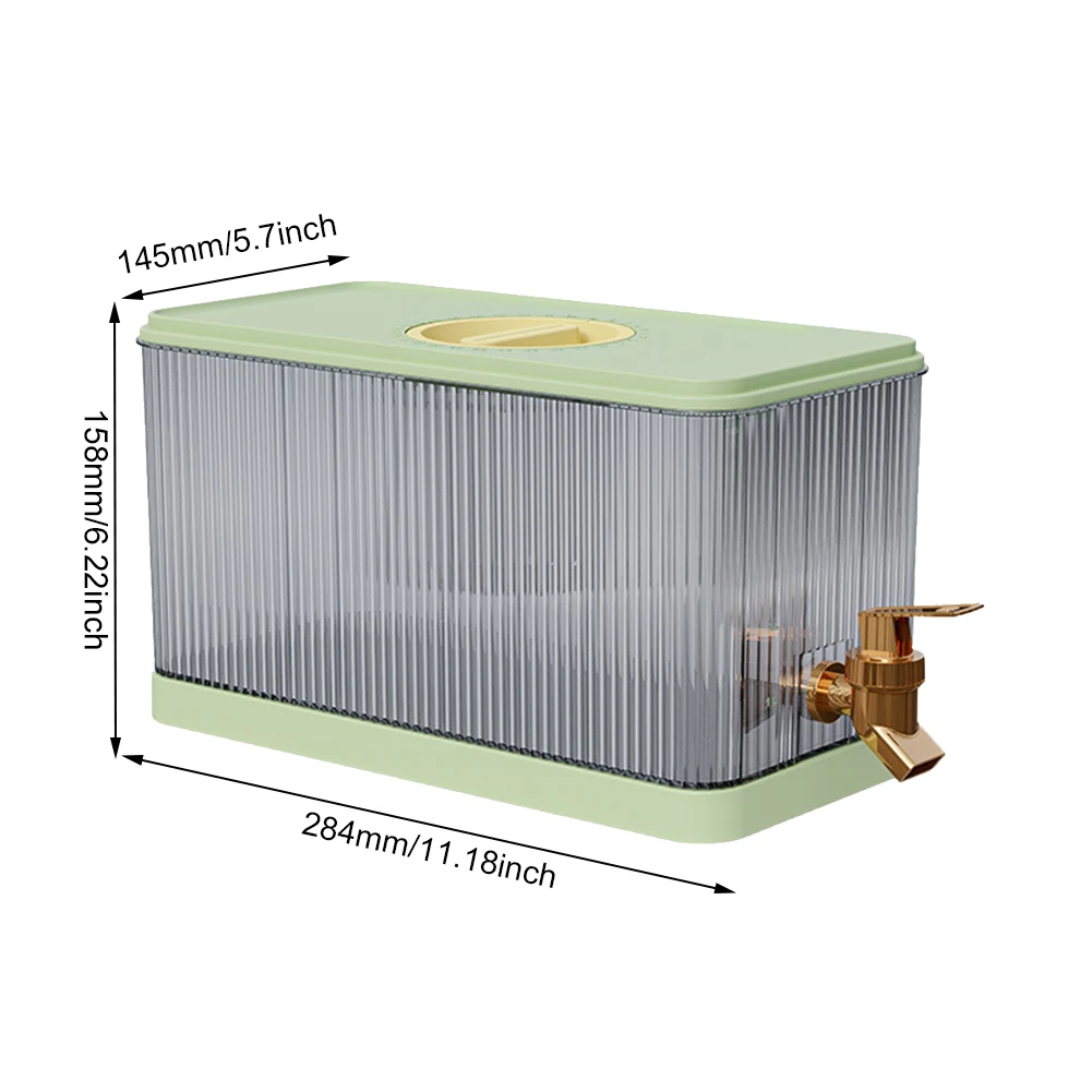 1.2 Gallon Cold Water Pitcher with Lid Beverage Water Dispenser Refrigerator Iced Juice Lemonade Dispenser for Party Bar Wedding