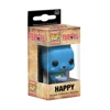 Funko Pop Keychain Fairy Tail Kawaii Blue Cat HAPPY Anime Mini Action Toy Figures Doll Model Backpack Pocket Keychain Child Gift 2