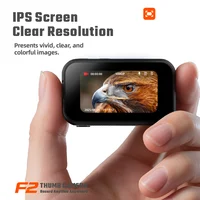 F2 Portable Thumb Camera 1080P UHD 1.47" LCD 130° Wide Angle Mini Camcorder Outdoor Action Bicycle Helmet Filming Video Recorder 2