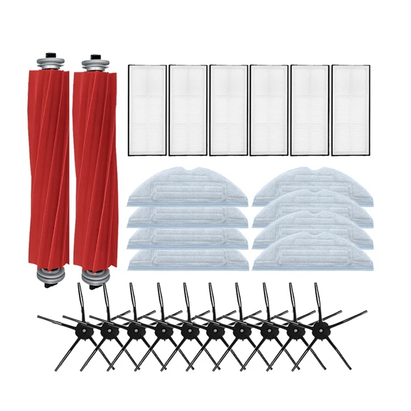 

Запчасти для Xiaomi Roborock T7S T7 Plus T7S Plus S7, боковая щетка с Hepa-фильтром, сменные детали