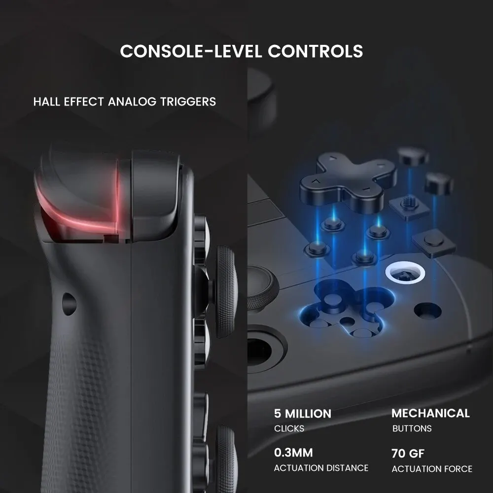 LEADJOY M1B 휴대폰 게임 패드 게임 컨트롤러, 애플 아이폰 클라우드 게임 Xbox 게임 패스, STADIA, XCloud, GeForce Now