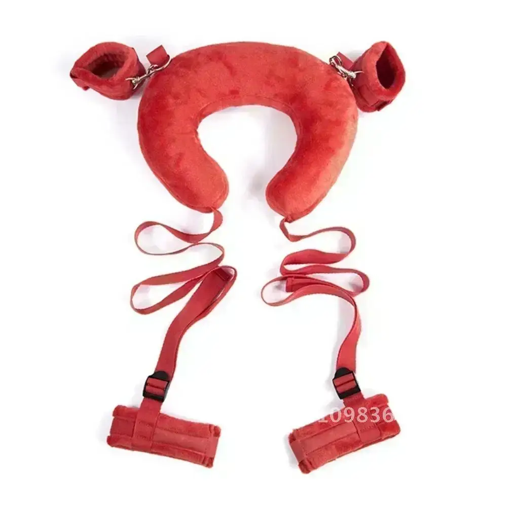 Sm Split-Leg Pillow Bundled Bondage Straps Training Couple Sex Pillow Swing Sex Toys Adult Female Toys