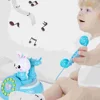 Toy Telephone Rotary Kids Play Children Plaything Pretend Landline Educational Fake Child Simulation Interactive Music Playhouse 2