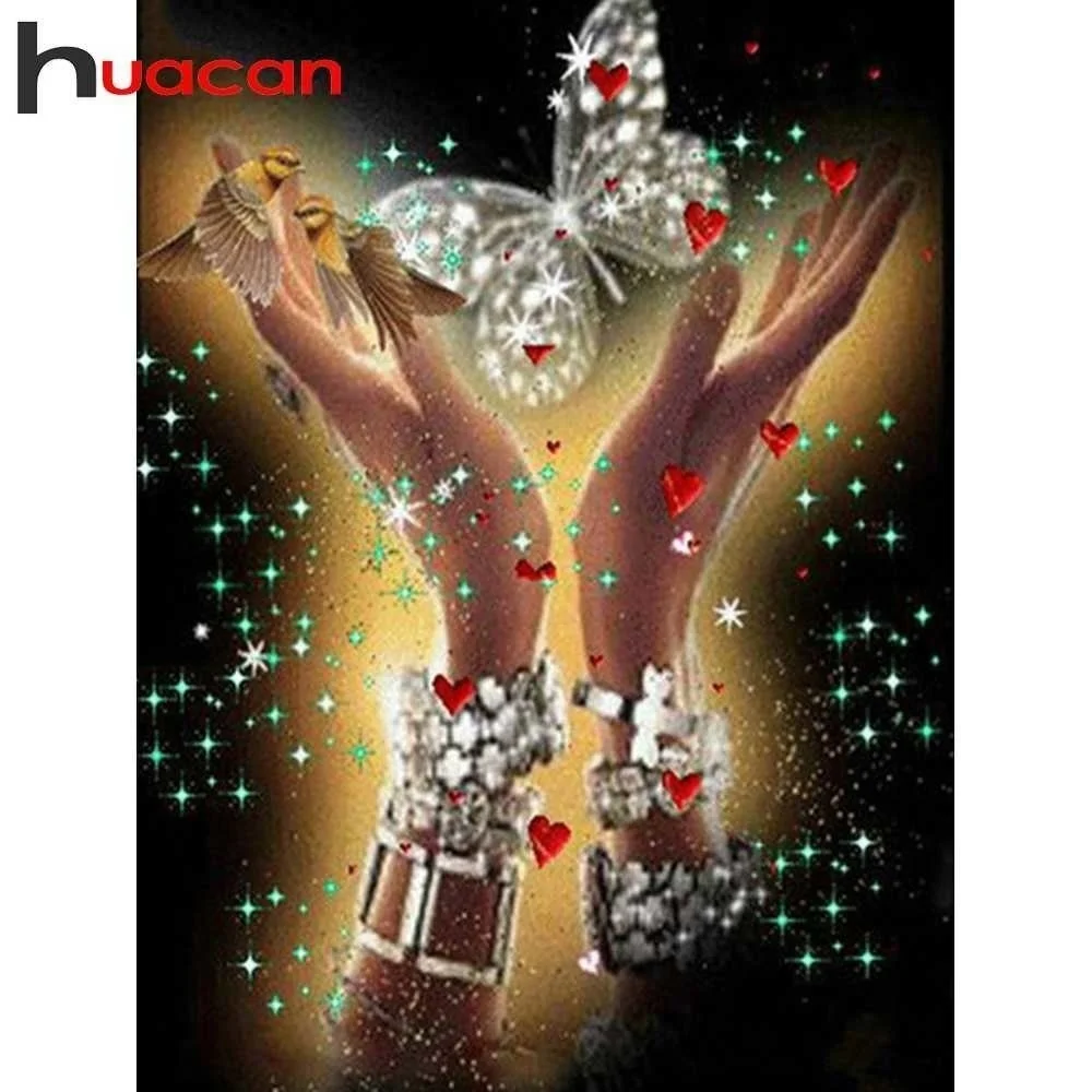 5D DIY Diamond Painting Butterfly Full Square/Round Paint With Diamonds Embroidery Decorations Home Art