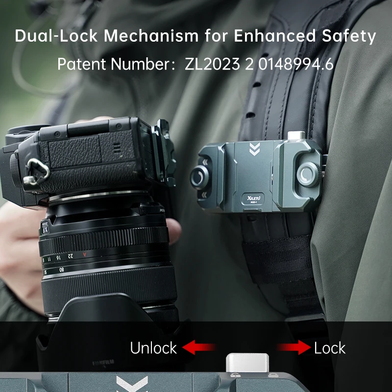 XILETU XQD1 Camera Capture Clip Arca Swiss Quick Release Plate Clamp Quick Switch Tripod Slider Mount Adapter camera clamp camera tripod plate camera base plate camera tripod adapter tripod adapter mount camera mount plate rifle clip adapter