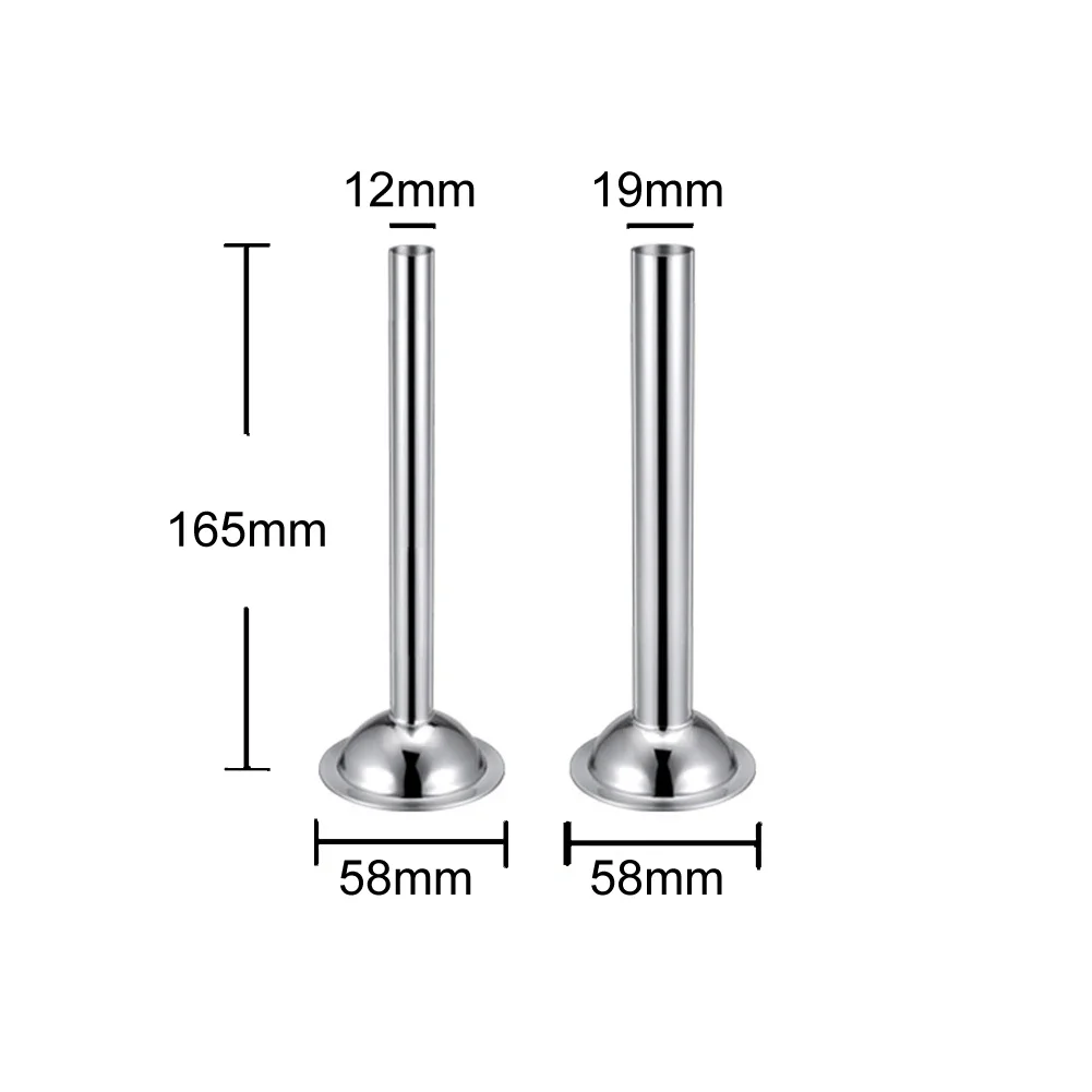 Upgrade Your Meat Grinder with These 2Pcs Stainless Steel Sausage Stuffer Tubes for Perfectly Stuffed Sausages