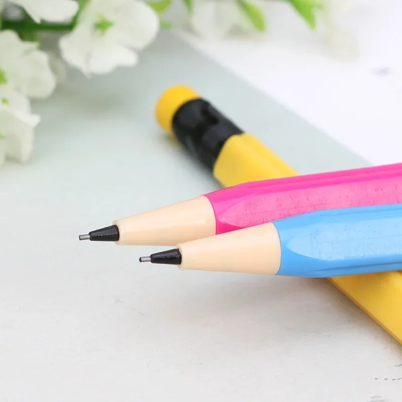 4pcs/lot Mechanical Pencil 0.7mm 2B Automatic Pencils Student Kids Propelling Pencil Stationery School Office Supplies 4