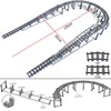 MOC Train Tunnel Exit Entrance Model Set City Train Container Oil Tank Kits Mountain Railway Track Traffic Lights Leduo Block 6