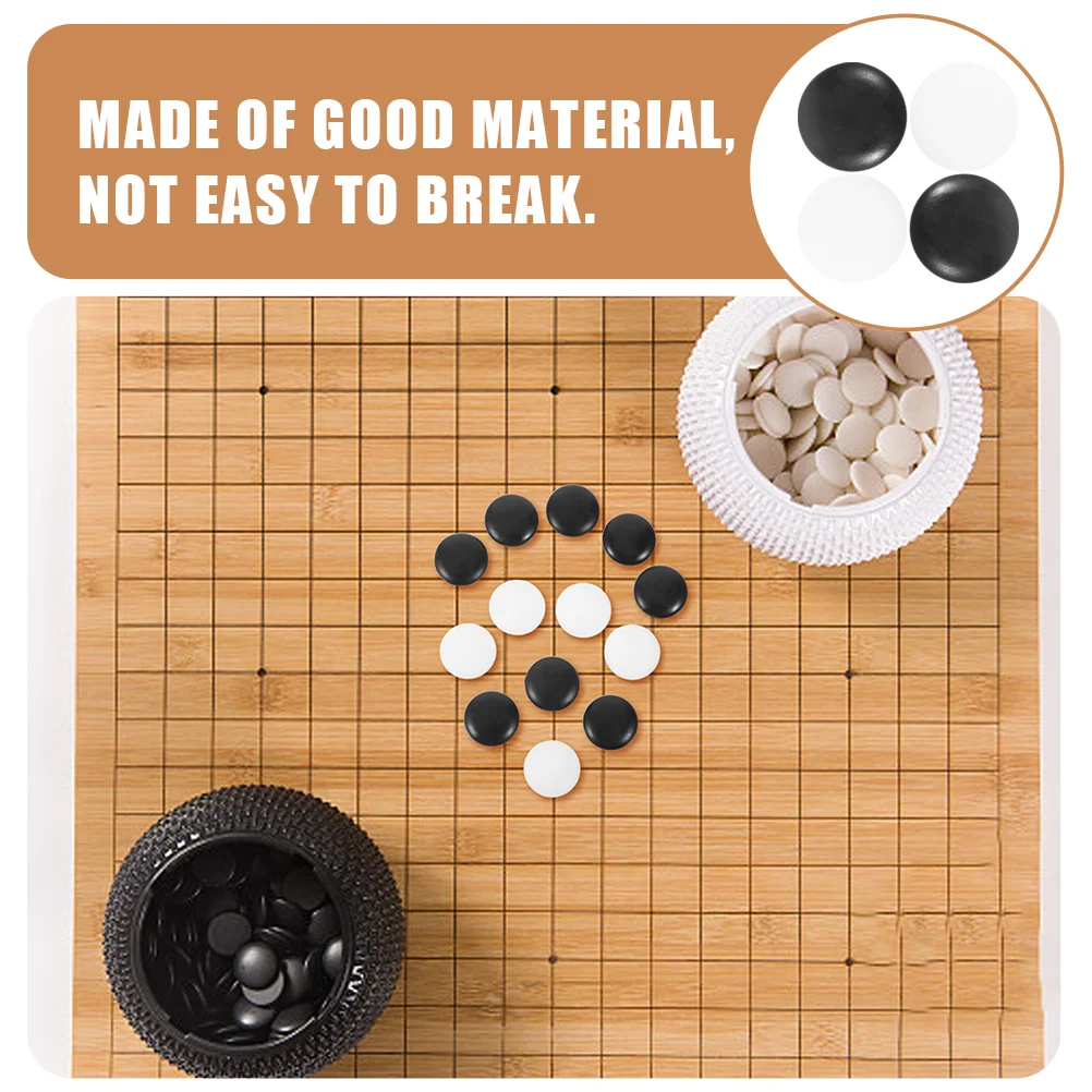 100Pcs Go Pieces Chess Beads Chess Game Stone Board Go Pieces Made of Resin Resistant to Falling universal Game Supplies board game chess pieces