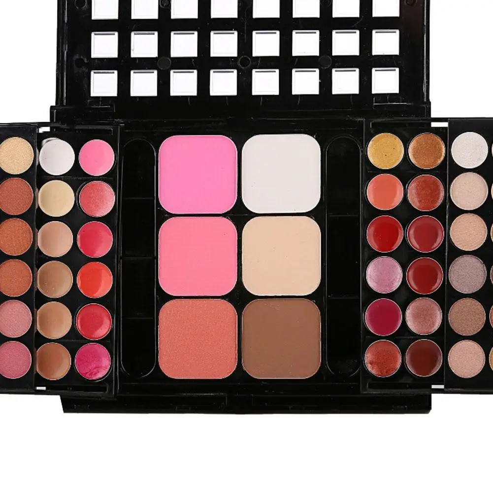 78Colors Pearlescent fine Glitter Eyeshadow Palette Matte Waterproof Long Lasting Pressed Powder Cosmetics Women Makeup