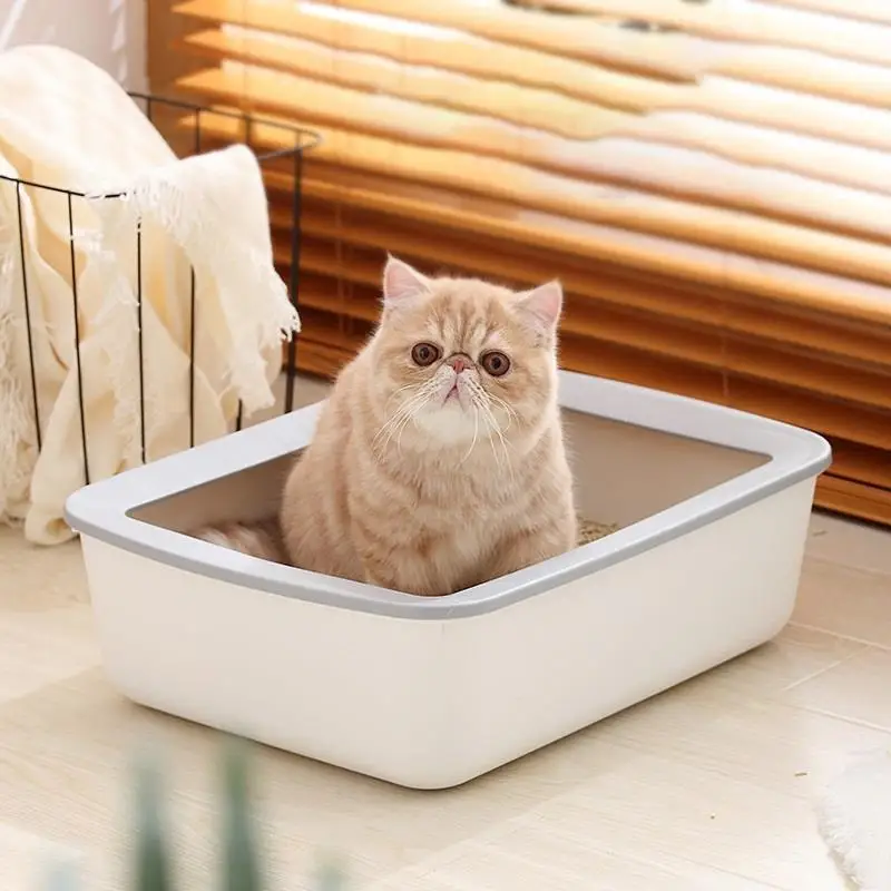 New Home Style Small Semi closed Cat Litter Box Color Matching