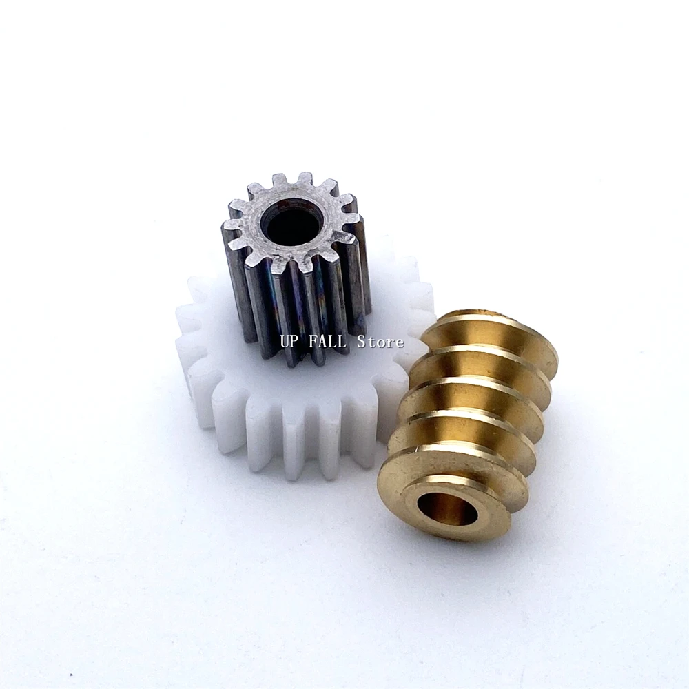 1M Turbine Worm Gear Copper Plastic SET 5MM FOR 775 Motor DIY