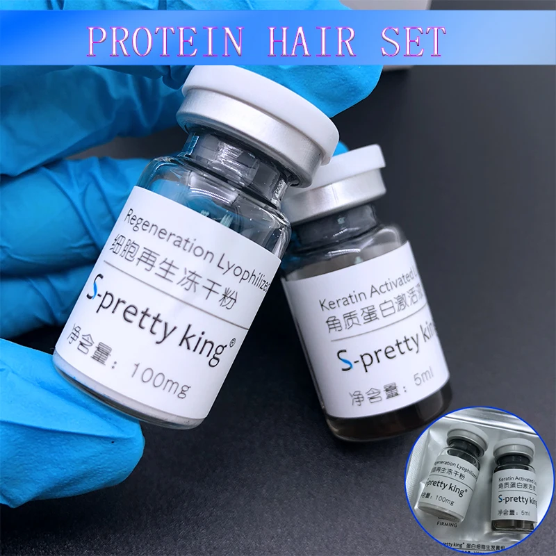 Stem Cell Dense Hair Fibers Keratin Activated Thickening Hair Building Fibers Regeneration Treatment Growth Essence hair building fibers