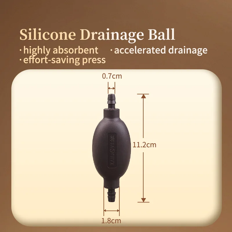 KAMJOVE Chinese Kung Fu Tea able Accessories Tea Ceremony Essentials Silicone Water Scraper Rubber Drainage Pipe Copper Fork