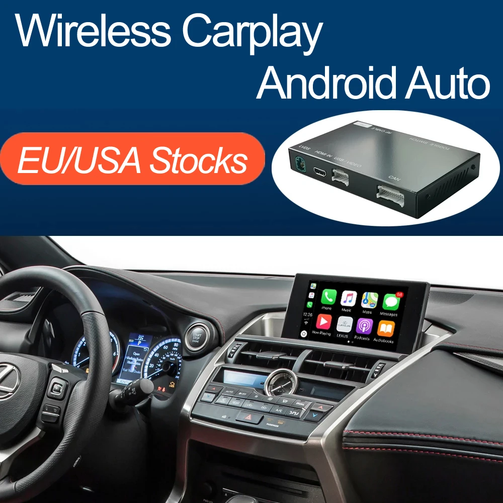 Wireless Apple Carplay Android Auto For Lexus Nx Rx Is Es Gs Rc Ct Ls