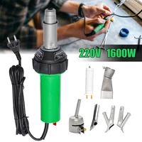 220V 1600W Plastic Welding Gun Hot Air Blower Heat Torch Electric Welder Heating Core Tool Kit for PP/PE/PVC Sheet/Pipe/Tank 1