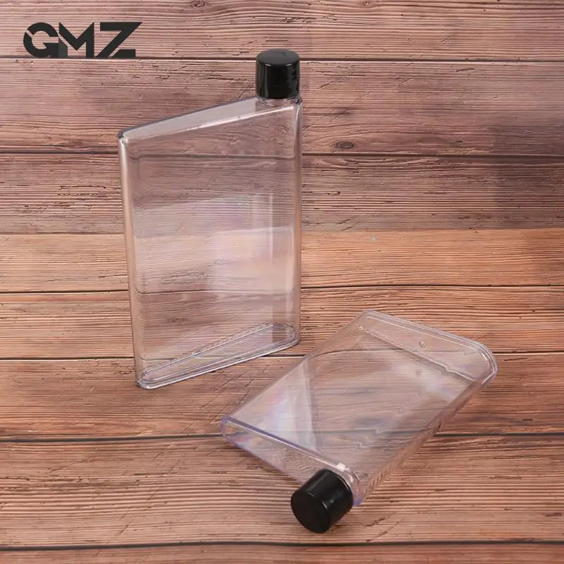 Portable Paper Pad Water Bottle 338/350ml/420ml Paper Cup Bottle Flat Water Clear Book Flat Drinks Kettle Notebook