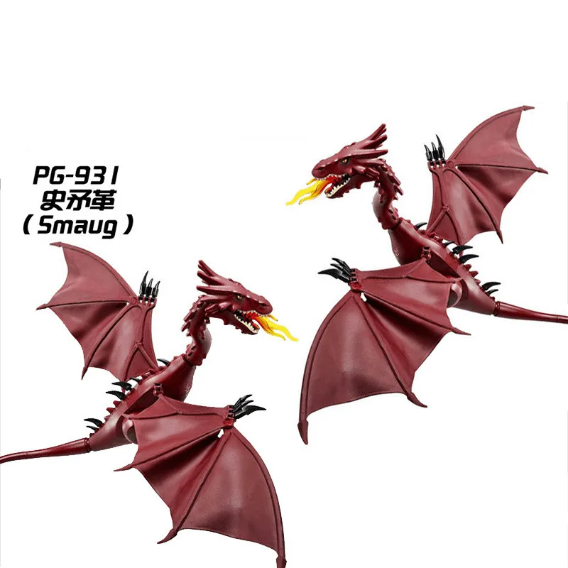 Фигурки героев фильма хобби, животные, Огненный Дракон, кукла Smaug, экшн-кукла, коллекция «сделай сам», подарок, модель, игрушки, детская развивающая игрушка