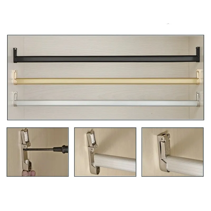 flap vestuario flange closet pendurar suporte tubo 02