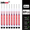 20mm Black 8pcs