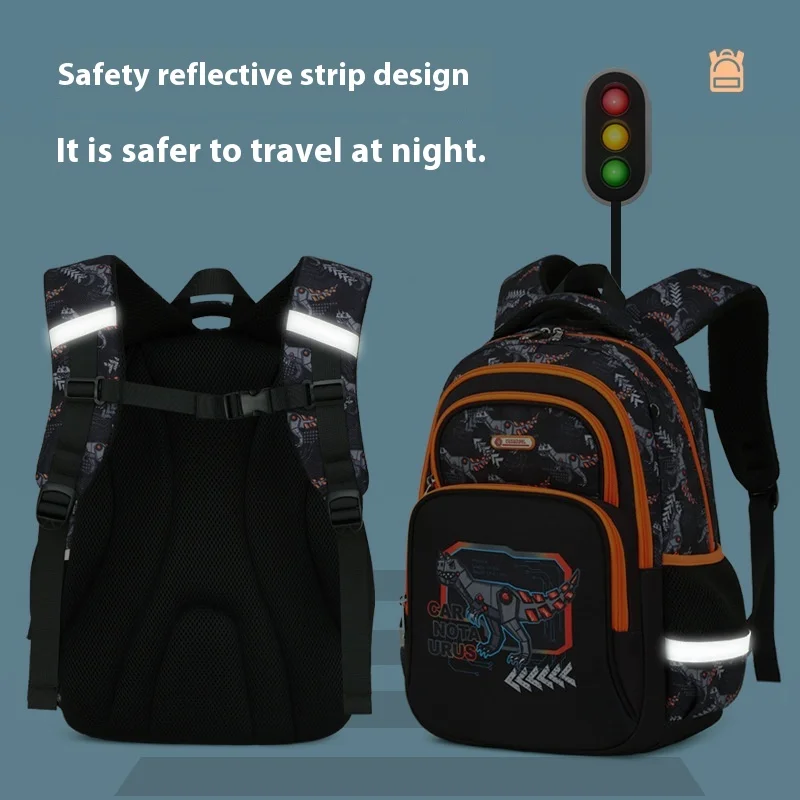 Cusangel School Backpack Set Large Capacity School Bag For Kids Boy Dinosaur Anime Backpack Cartoon Unicorn Backpack Cartoon Bag 4