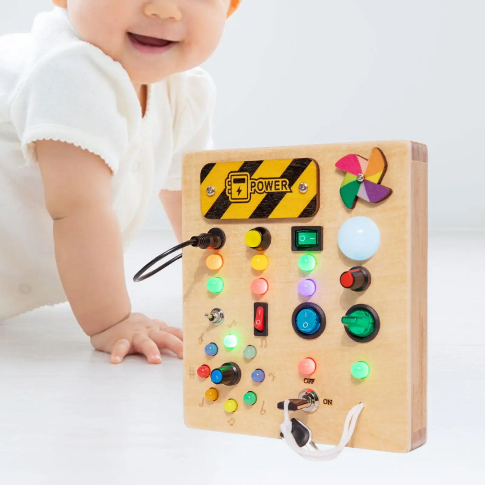 

Переключатель света занятая доска игрушки с кнопками искусственная Базовая моторика для детей мальчиков девочек малышей лучшие подарки