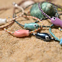 Trendy Multicolored Pull - String Ceramic Fish Bracelet Jewelry Women: Bohemian Style, Ideal for Wrist and Ankle 4