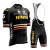 Jumbo Pro 2025 Team Cycling Jersey Set Breathable Mtb Maillot Ciclismo Outdoor Sports Bike Bib Pant Summer Mens Bicycle Clothing 2