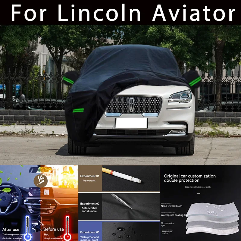 

For Lincoln Aviator Outdoor Protection Full Car Covers Snow Cover Sunshade Waterproof Dustproof Exterior Car accessories