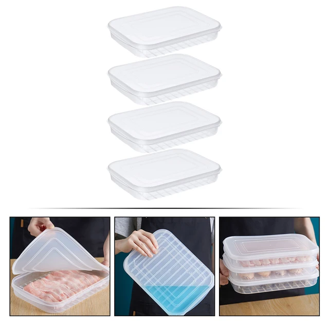 Bacon Storage Container Fridge Lid Organizer Cheese Holder Refrigerator  Keeper Containers Lunch Meat Food - AliExpress