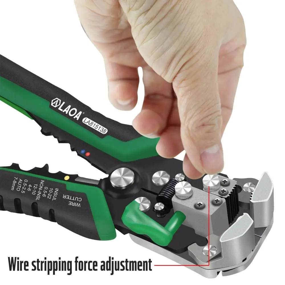 Automatic Wire Stripping Pliers Cutter Cable Terminal Crimping Electrician Tools