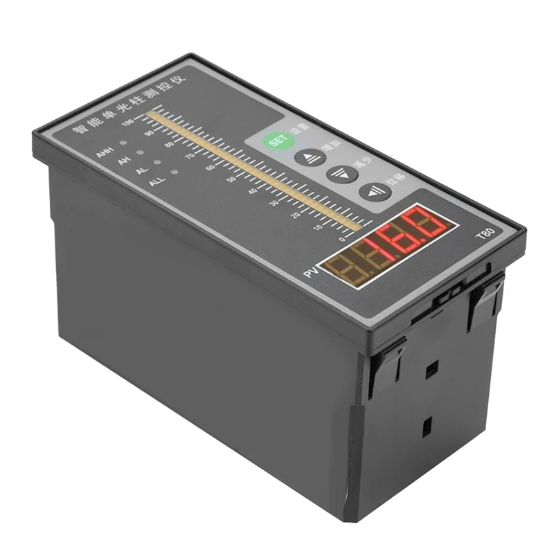 

T80 AC220V Intelligent Pressure Controller Light Column Display 4-20MA Water Oil Sewage Meter Liquid Level Transmitter