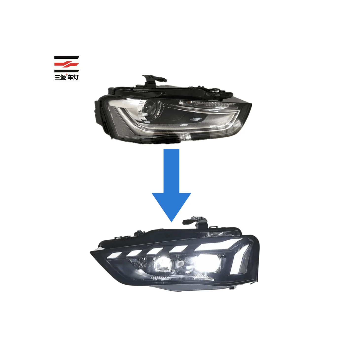 

2023 New Auto Parts Headlight Car Led Head Light RS5 assembly for Audi A4 headlight A4 B8 PA B8PA B8.5 2013-2016 headlamp