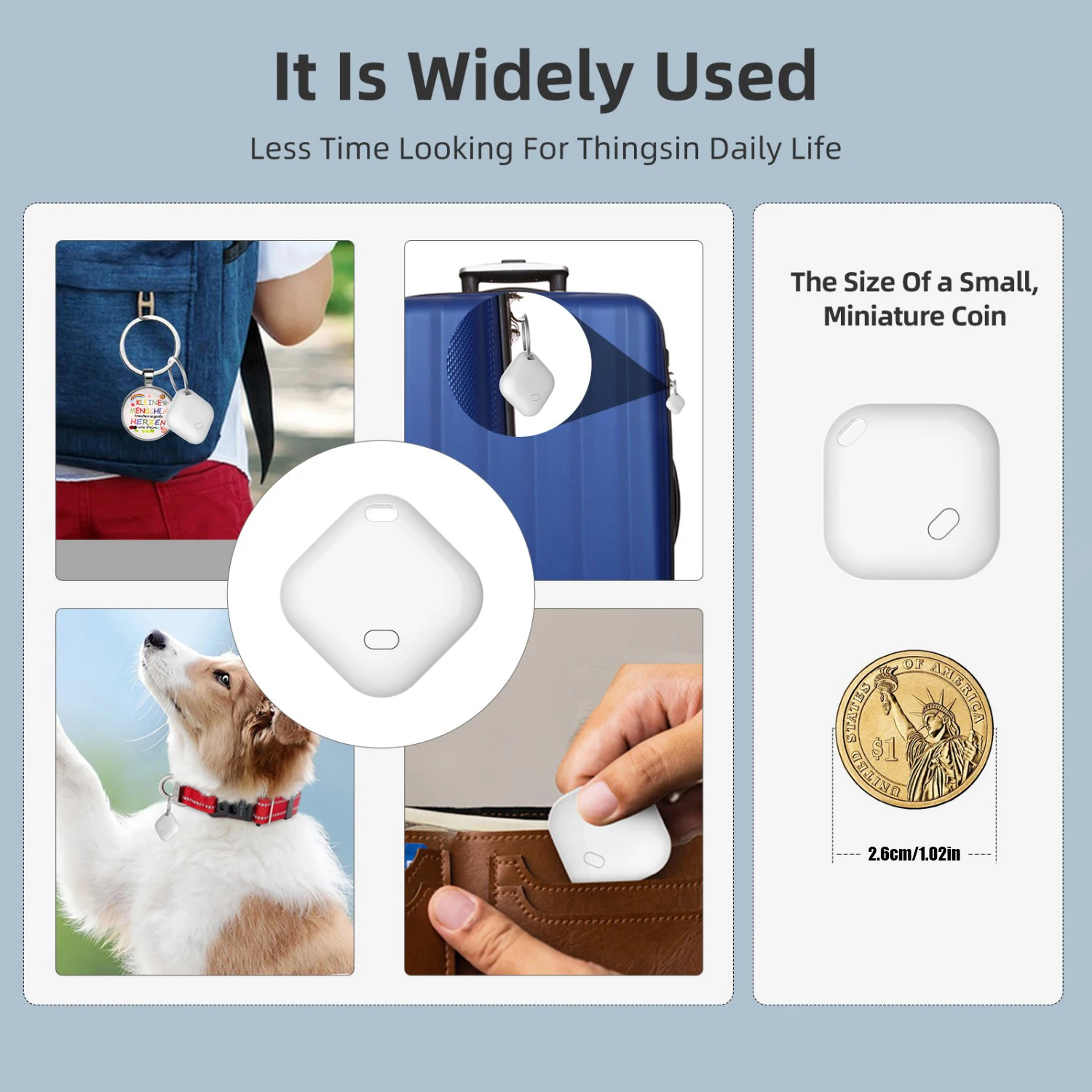 Gps locator Mini GPS Tracker Smart Tag Compatible with iOS Find My APP Global Locator Anti-lost Finder for Car Pet Keys Wallet Suitcase iTag