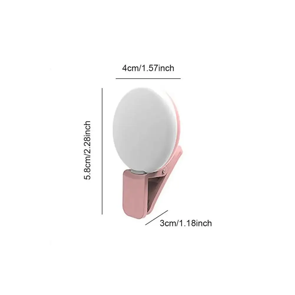 Portable LED External Fill Light for Mobile Phone Photography