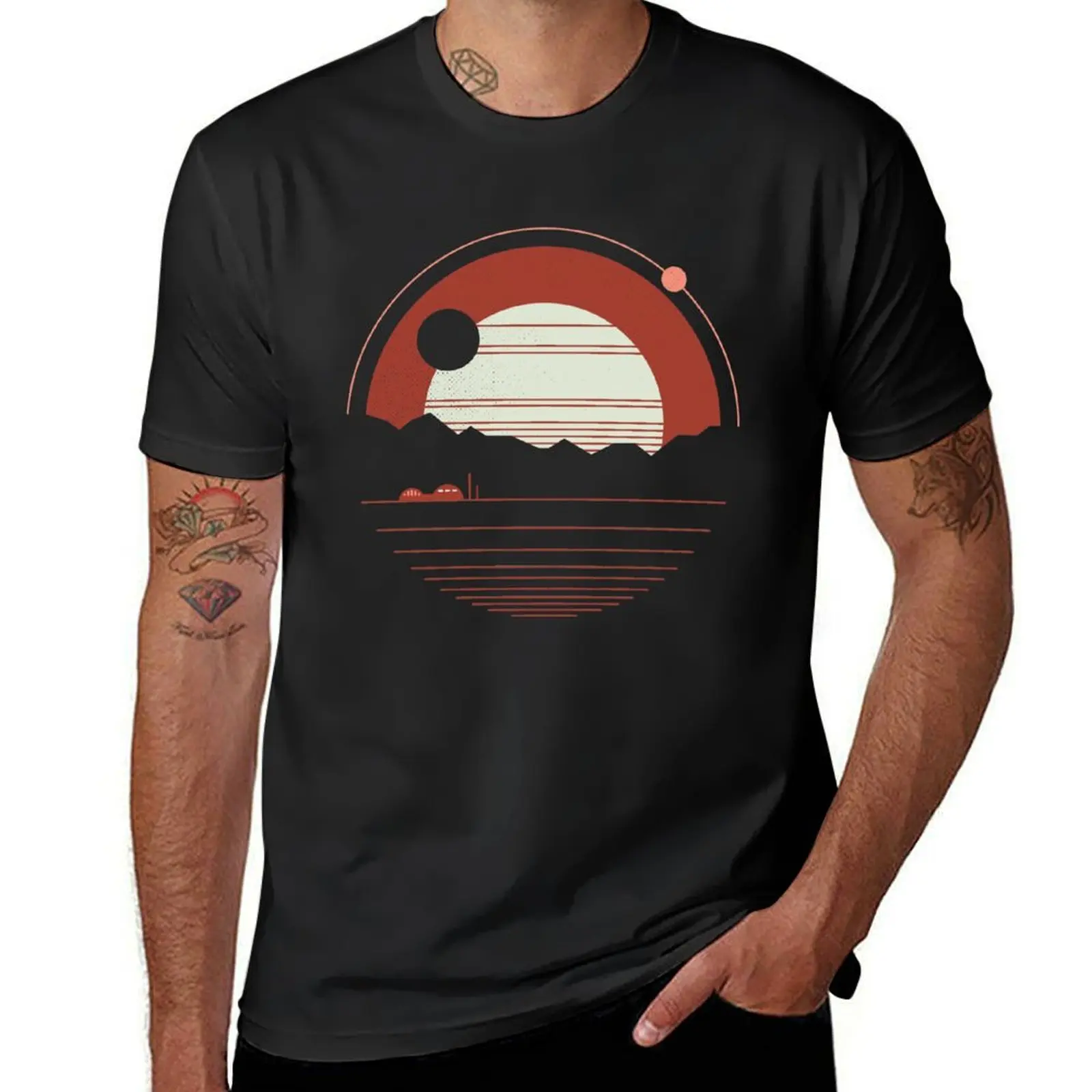 

Solitude T-Shirt hippie clothes oversizeds Blouse mens workout shirts