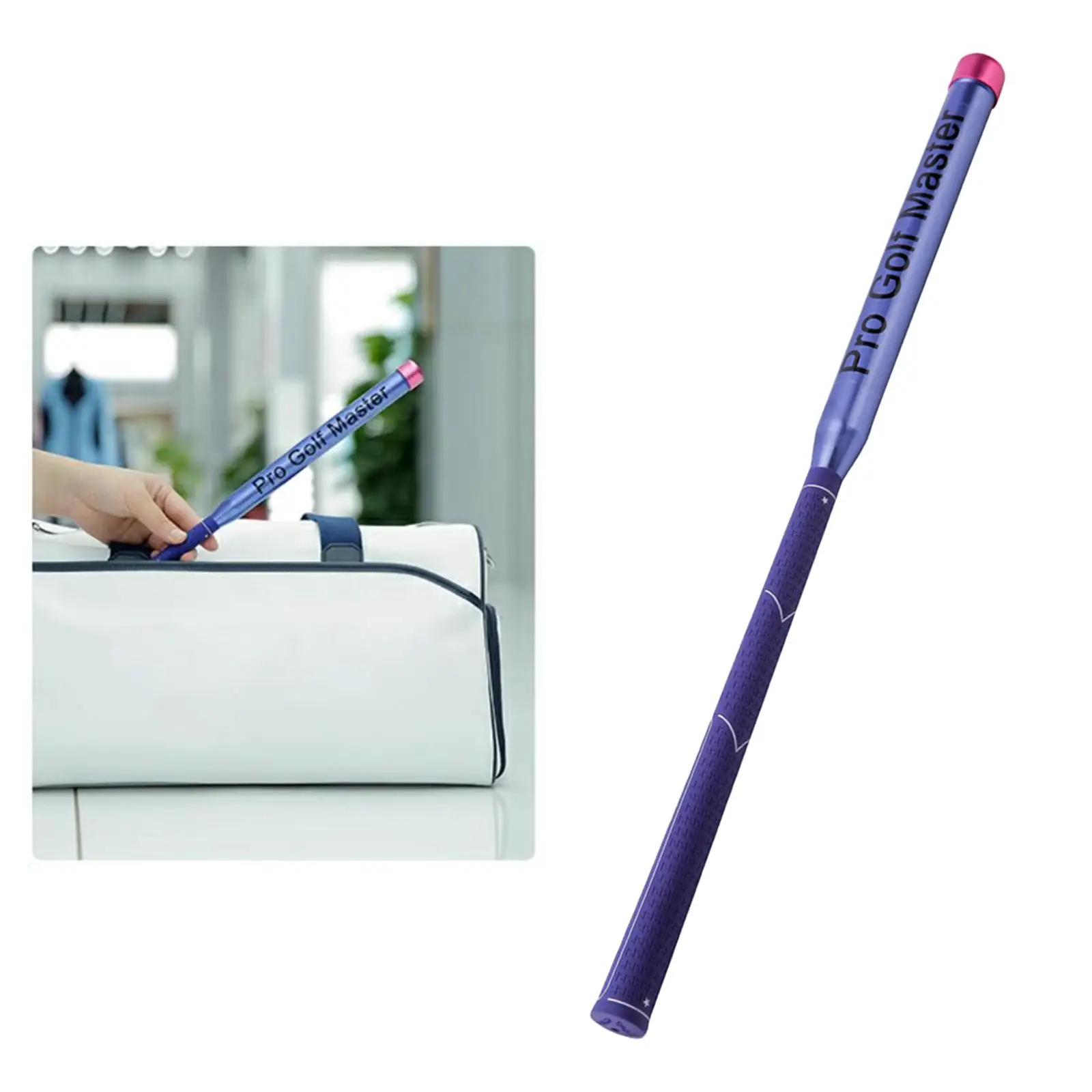 

Golf Swing Training Aid with Sound Golf Swing Trainer Warm up Stick for Improved