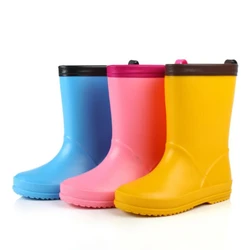 Children's Rain Boots Boys Girls Rubber Boots Children Rainboots Water Shoes bota infantil menina
