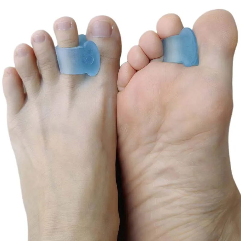 12 Pezzi = 6 Paia Di Silicone Splitter Ortesi Gel Hammer Toe Corrector Piedi Cura Raddrizzatore Pollice Osso Separatori Ortesi