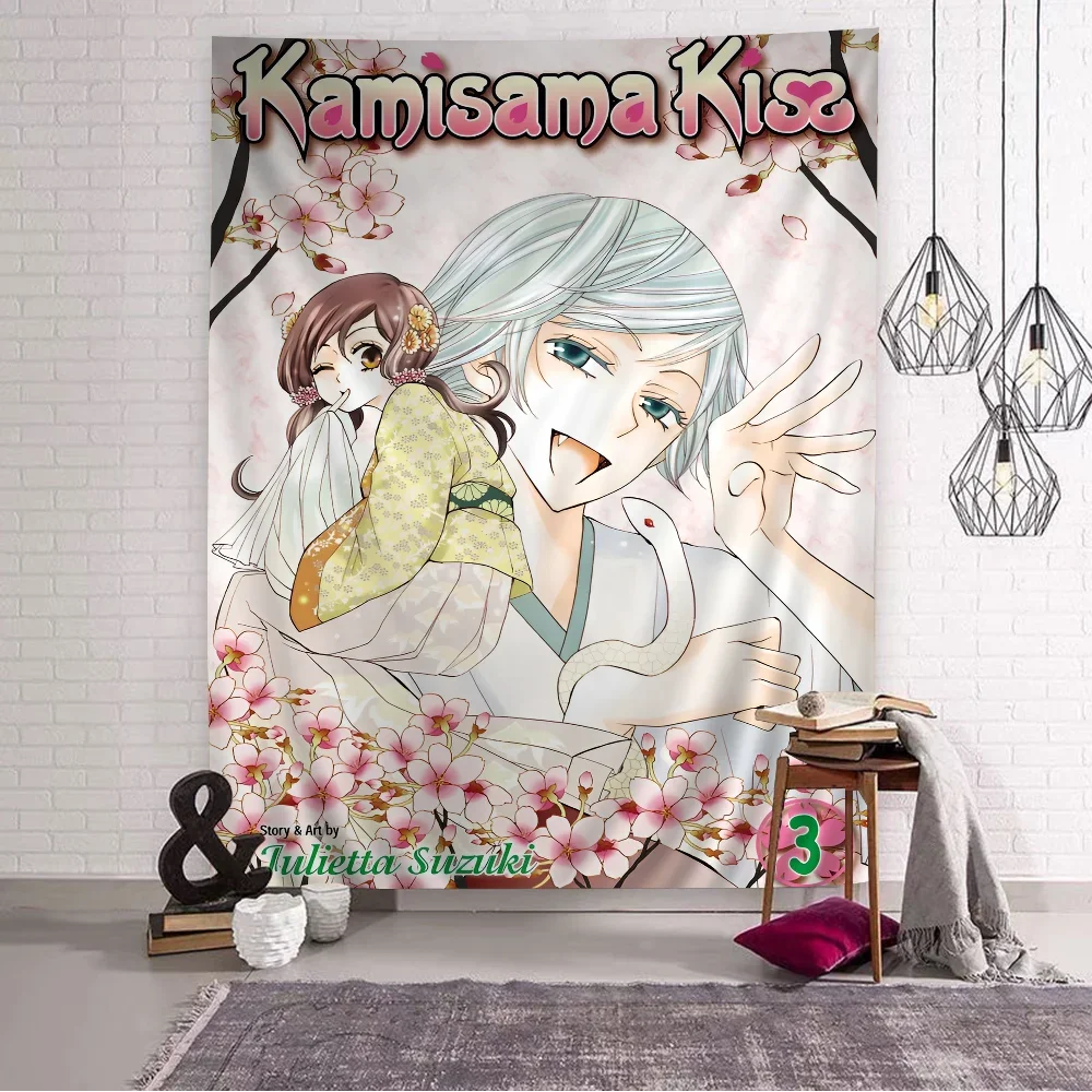 VIKAMA Kamisama Hajimemashita Sommer Limited Tapestry Tomoe Nanami Magazin-Stil Anime Wandbehang für Anime-Fan Schlafzimmerdekoration – Detail 1