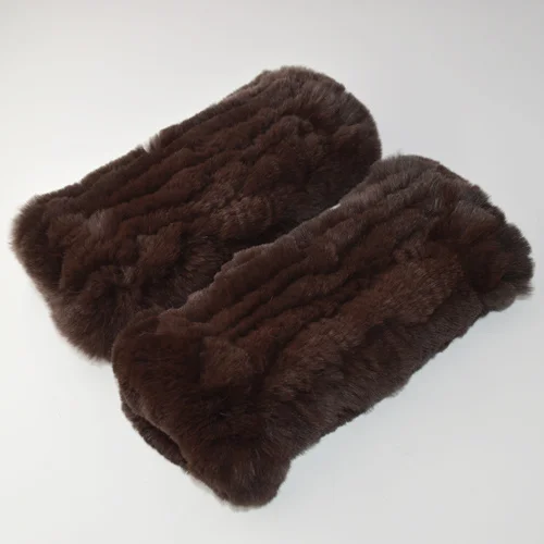 

Gloves Winter Soft High Warm Real Glove quality Women Mittens Natural Lady Rex Rabbit Fur Fashion Knitted