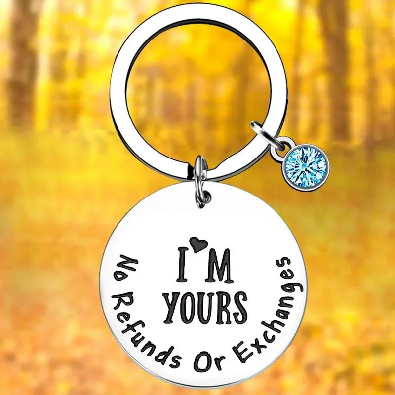 

Valentines Day Gifts Keychain Boyfriend Husband Anniversary Birthday Gift Key Chain Pendant Jewelry Couple Gift