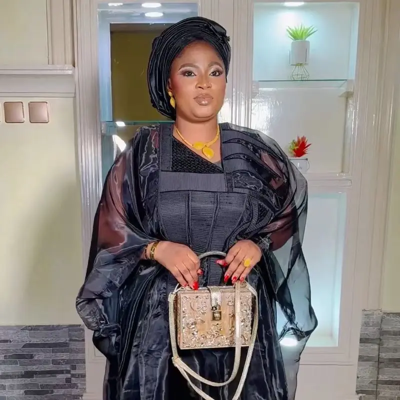 African dress for women abaya embroidery party church