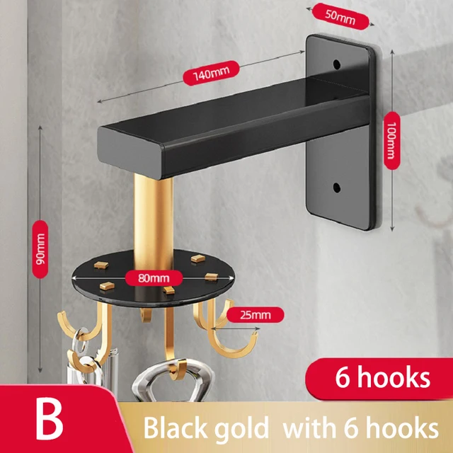Black gold 6 Hooks