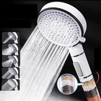5 Modes High Pressure Shower Head Anti Limestone Filter Hygienic Remove Calcario Shower with Holder and Hose Bath Accessories 1
