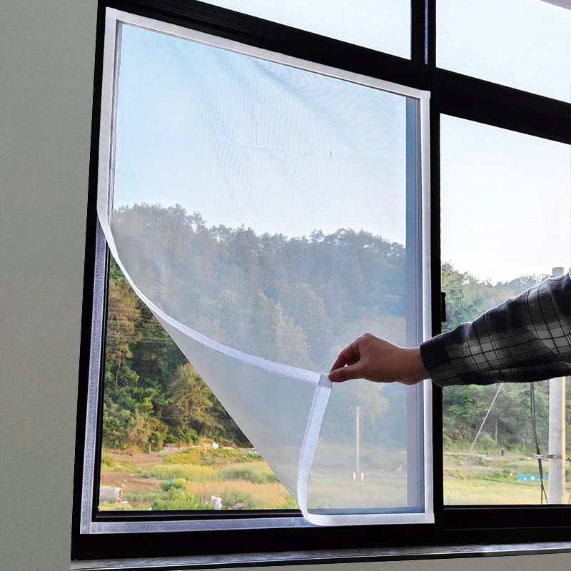 Mosquito Nets for Window Screen Mesh Custom Size Insect Tulle Invisible White Against Mosquitoes